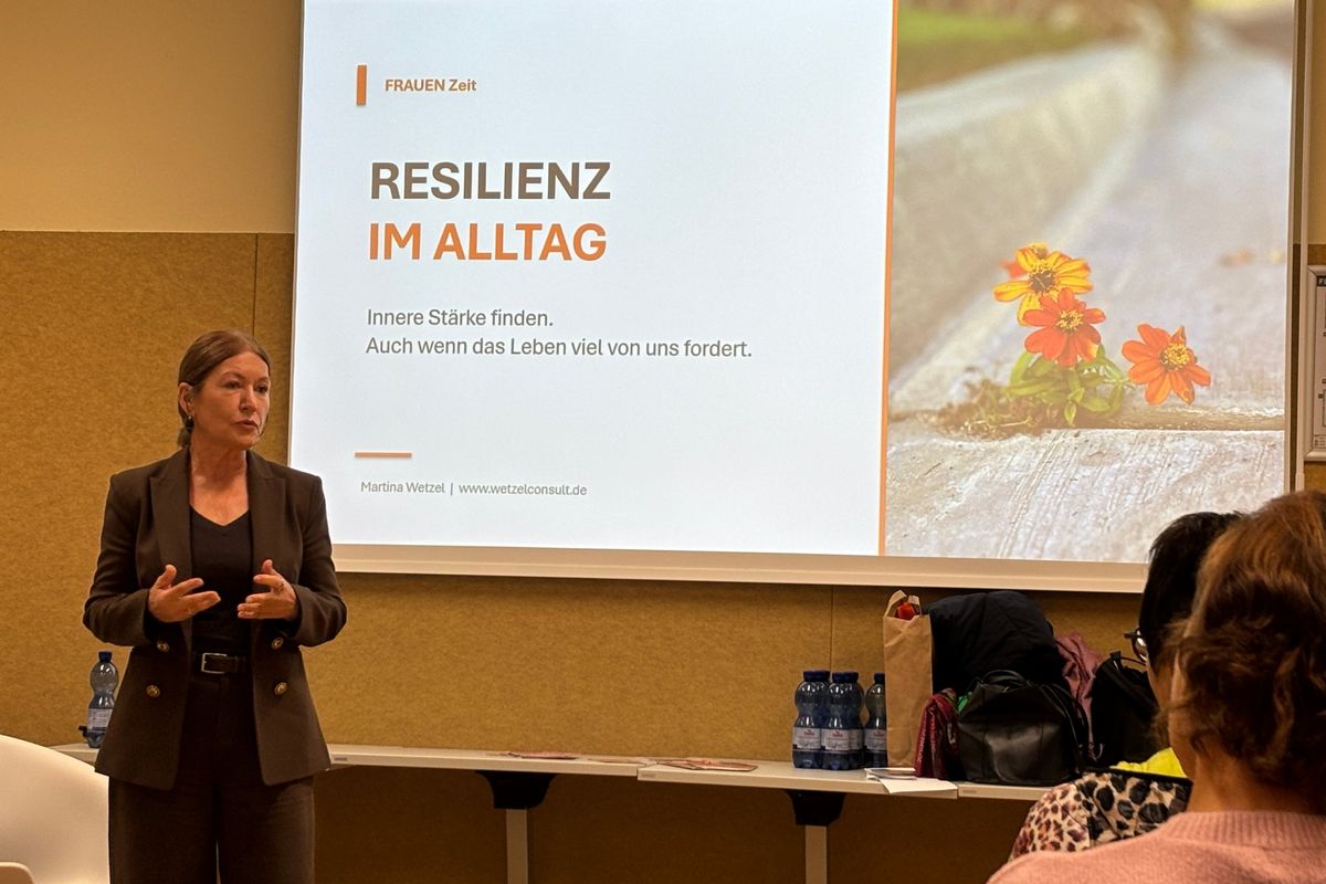 Eindruck vom Abend: Resilienz im Alltag